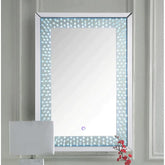 Nysa Mirrored & Faux Crystals Wall Decor Model 97591 By ACME Furniture